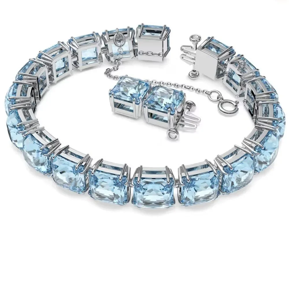 💛 Classic Swarovski Millenia Tennis bracelet - Picture 7 of 9